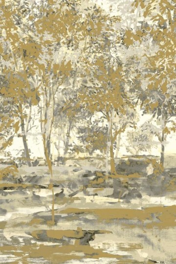 Arte 59640 Essentials Brushed Suede Sherwood Unakite - mural z ręcznie malowanym lasem