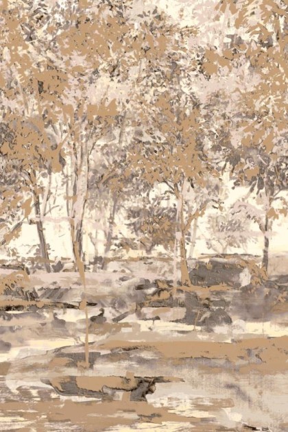 Arte 59641 Essentials Brushed Suede Sherwood Desert - mural z ręcznie malowanym lasem