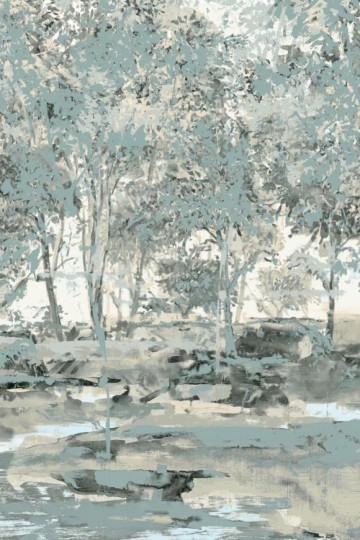 Arte 59642 Essentials Brushed Suede Sherwood Bister - mural z ręcznie malowanym lasem