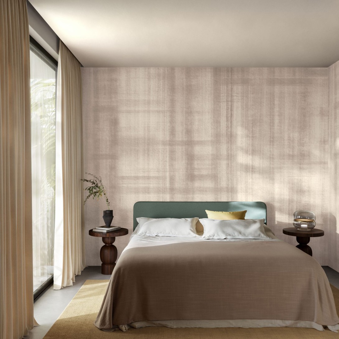 Arte 59591 Essentials Washed Linen Doudeville Hazel - mural lniany