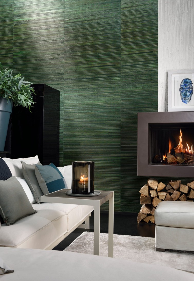 Arte 14020 All Naturals Casalian Silver Pine - tapeta z kory drzewa bananowego