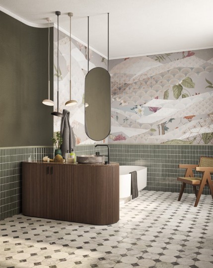 Inkiostro Bianco INKCMMK2401A Water-drop Oman - mural orientalny