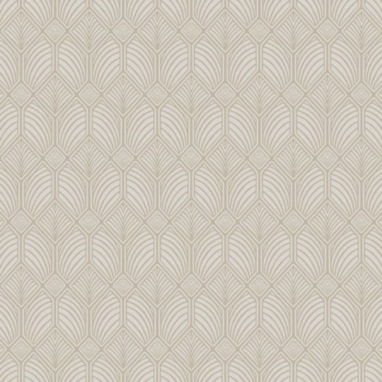 York AC9184 Ronald Redding Arts and Crafts Craftsman Taupe - tapeta w geometryczny wzór w stylu art deco