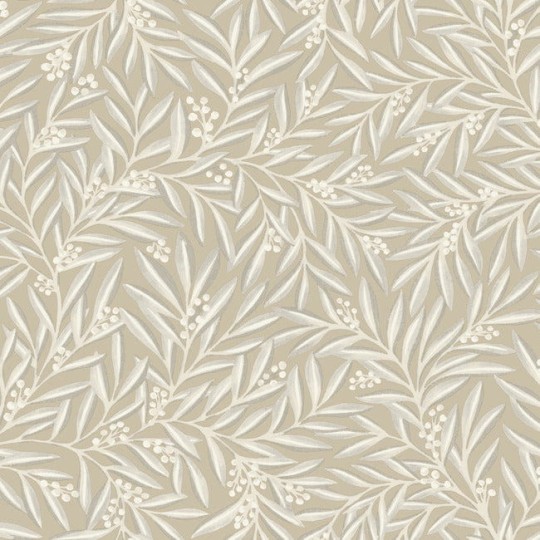 York AC9136 Ronald Redding Arts and Crafts Rowan Neutral - tapeta w liście i jagody