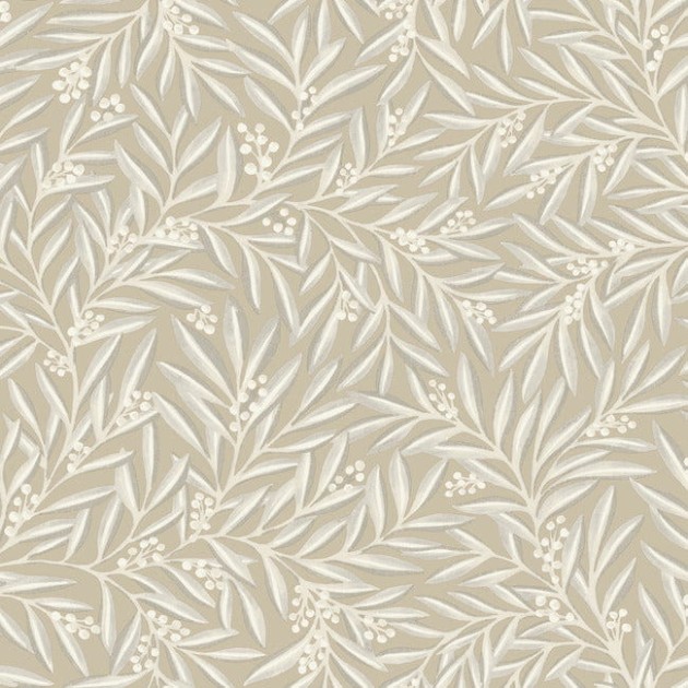 York AC9136 Ronald Redding Arts and Crafts Rowan Neutral - tapeta w liście i jagody