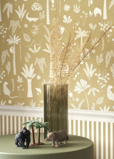 Casadeco OUTD 200440007 Once Upon A Time 2 L Authentique Blanc antique - border w paski