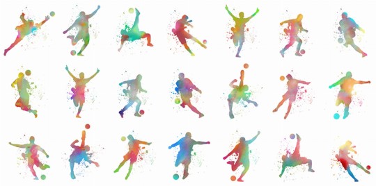 Rebel Walls R13262 Web Selection Footboll Color - mural w piłkarzy