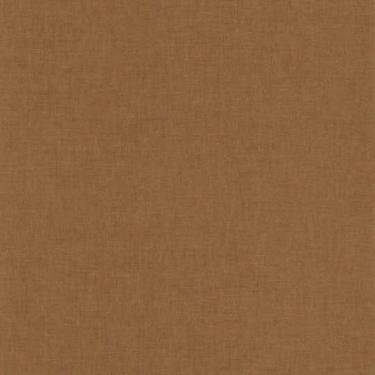 Caselio 103222042 Reliefs Uni Mat Fauve - brązowa tapeta imitująca lnianą tkaninę