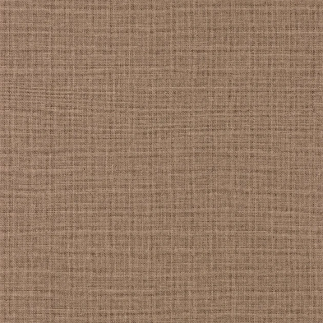 Caselio 104012008 Reliefs Uni Mat Noisette - brązowa tapeta imitująca lnianą tkaninę