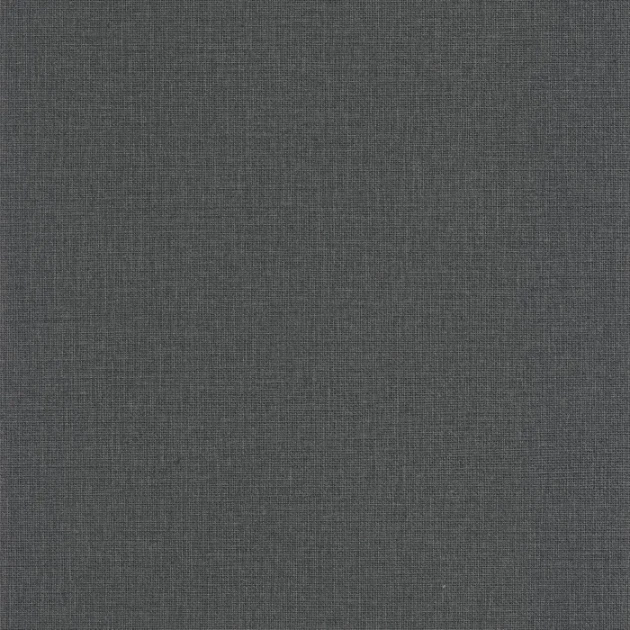 Caselio 104019490 Reliefs Uni Mat Anthracite - antracytowa tapeta imitująca lnianą tkaninę
