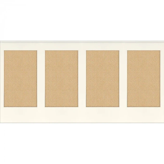 Caselio 106230007 Reliefs Canework Base S Blanc - border imitujący plecionkę z trzciny