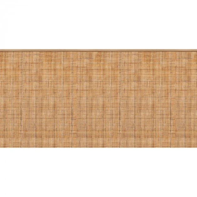Caselio 106402014 Reliefs Straight Base S Marron - border imitujący plecionkę z trzciny
