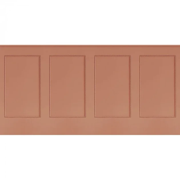 Caselio 106358013 Reliefs Moulding Base S Terracotta - border imitujący boazerię angielską