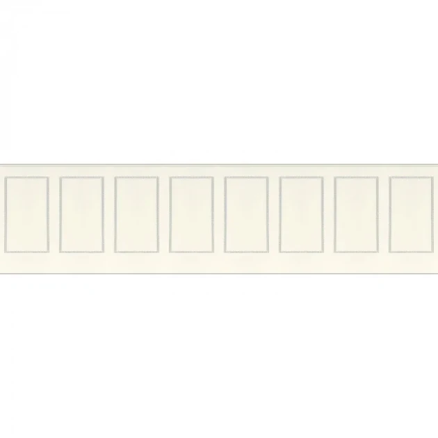 Caselio 106360005 Reliefs Moulding Base M Blanc - border imitujący boazerię angielską