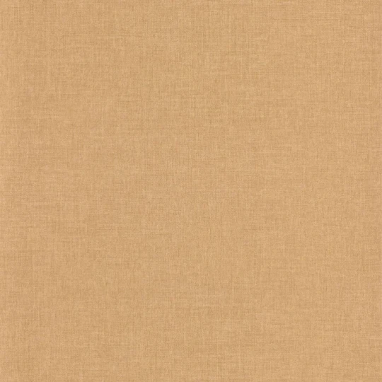 Caselio 68521920 Reliefs Linen Uni Havane - tapeta imitująca len
