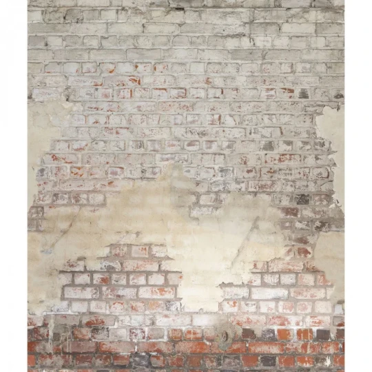 Caselio 106251027 Reliefs Brickwall Taupe L - mural imitujący ścianę z cegły