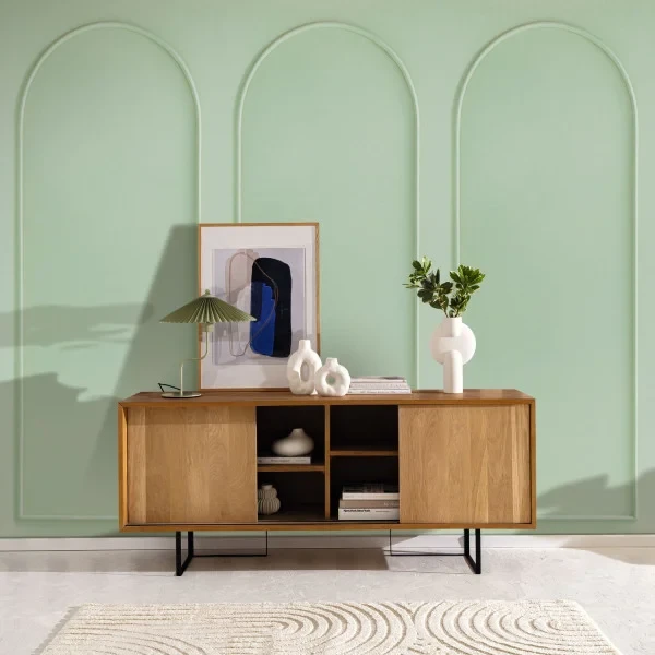 Caselio 106347042 Reliefs Moulding Arch Vert L - mural z motywem sztukaterii i łuku