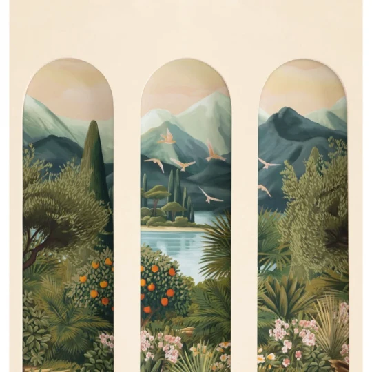 Caselio 106327238 Reliefs Landscape Arch Nature M - mural w roślinny krajobraz i łuki