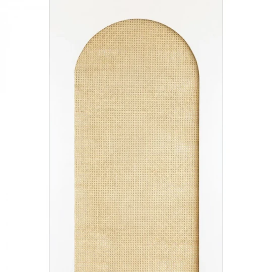 Caselio 106200036 Reliefs Canework Arch Blanc L - mural imitujący plecionkę z trzciny z motywem łuku