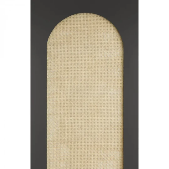 Caselio 106209035 Reliefs Canework Arch Noir M - mural imitujący plecionkę z trzciny z motywem łuku