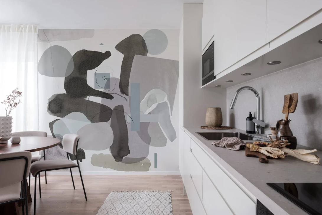 Rebel Walls R19386 Pops Collage Paste - mural w abstrakcyjny motyw