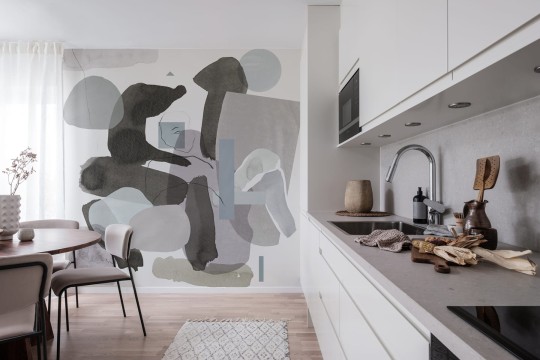 Rebel Walls R19386 Pops Collage Paste - mural w abstrakcyjny motyw