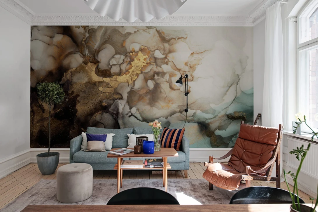 Rebel Walls R19384 Pops Cloudi Dust - mural w abstrakcyjny wzór