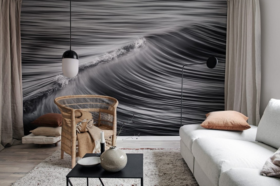 Rebel Walls R19152 Pops Graphic Wave - mural w fale