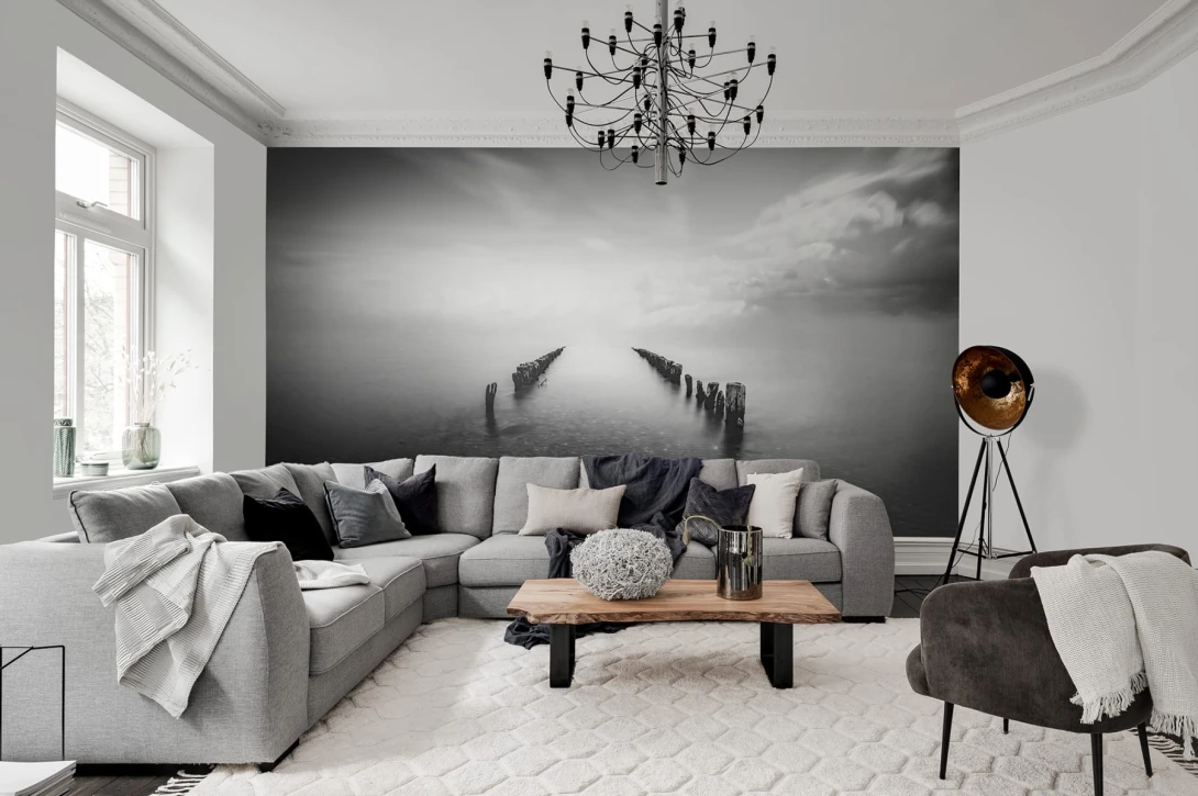 Rebel Walls R19134 Pops Into the Horizont - mural w krajobraz morza