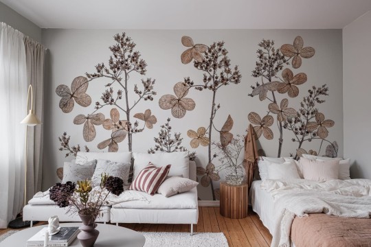 Rebel Walls R19128 Pops Dried Flowers - mural w ususzone kwiaty