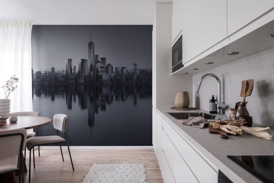 Rebel Walls R19119 Pops Reflection - mural w panoramę miasta