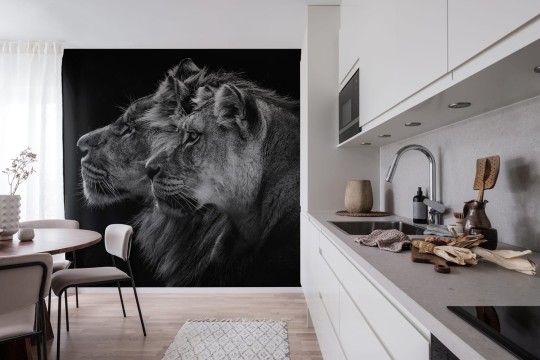 Rebel Walls R19100 Pops Lion Duo - mural w lwy