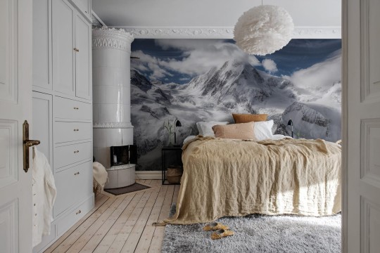 Rebel Walls R19092 Pops Cloudy Mountains - mural w górski pejzaż