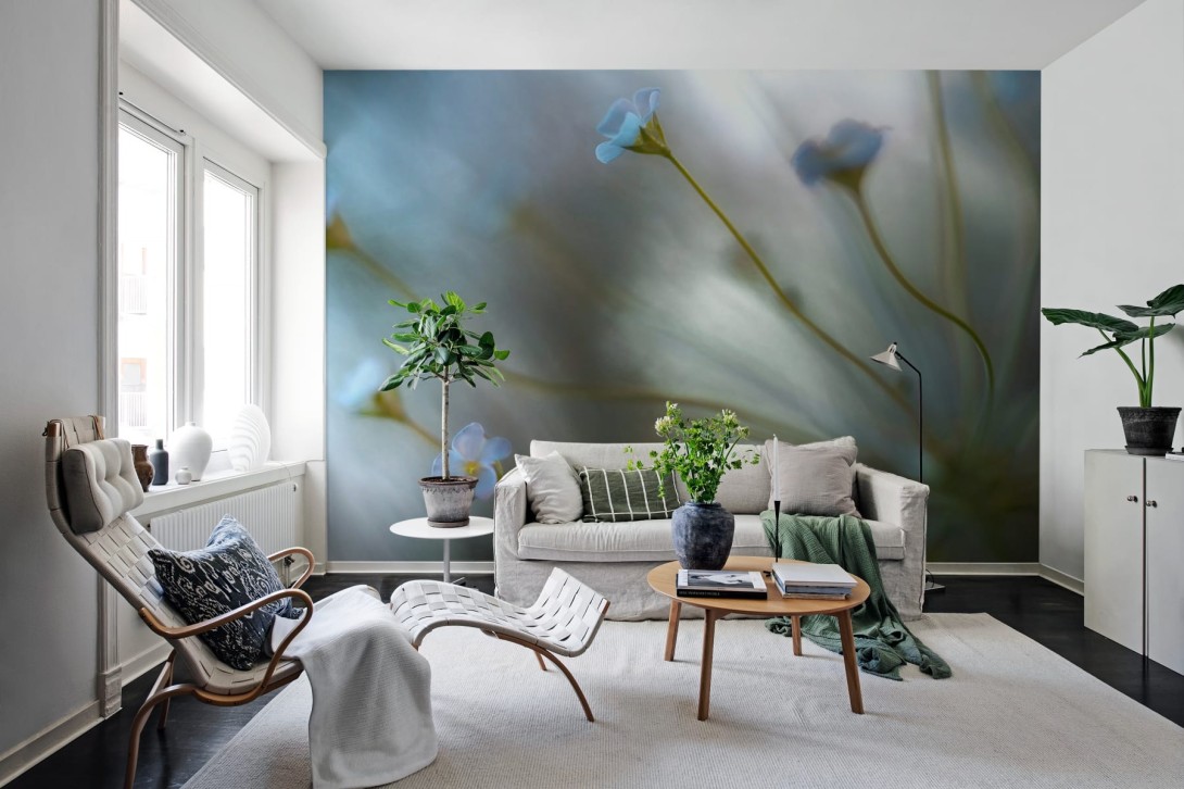 Rebel Walls R19044 Pops Forget Me Not - mural w kwiaty