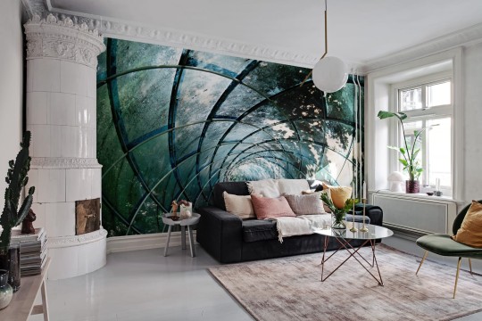 Rebel Walls R19034 Pops Tunnel of Glass - mural w szklany tunel