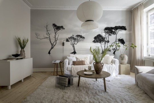 Rebel Walls R19024 Pops Peaceful Tree - mural w drzewa