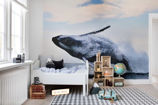 Rebel Walls R19008 Pops Whale Song - mural w wieloryba