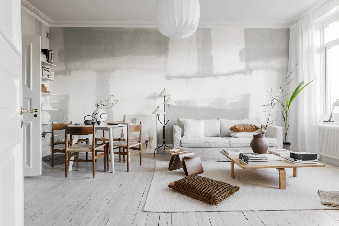 Rebel Walls R18584 Pops Fields Grey - mural w abstrakcyjny wzór