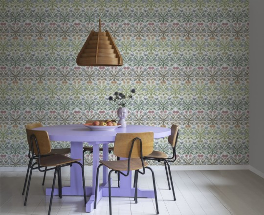 Rebel Walls R18579 Pops Dear Little Dandelion Rainbow - tapeta w kalejdoskopowy wzór z kwiatów