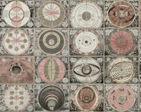 Rebel Walls R18576 Pops Tiny Solar System Andromeda - tapeta w rysunki układu słonecznego