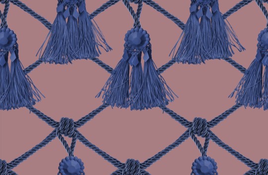 Rebel Walls R18562 Pops Tassels Pink Delight - tapeta we frędzle