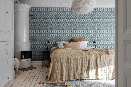 Rebel Walls R18549 Pops Artisan Tiles Brazilian Green - tapeta imitująca ręcznie malowane płytki
