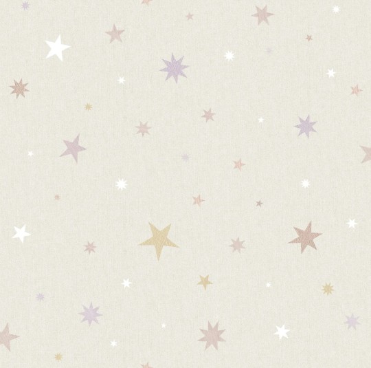 Rebel Walls R18547 Pops Stardust Dawn - tapeta dla dzieci w gwiazdy