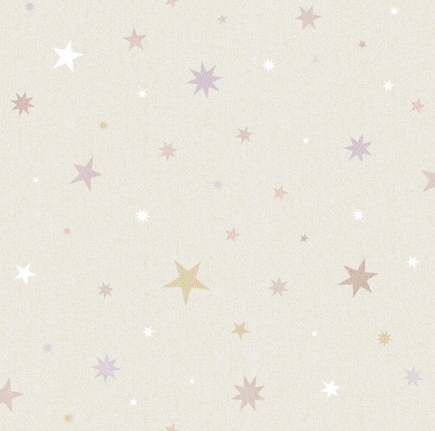 Rebel Walls R18547 Pops Stardust Dawn - tapeta dla dzieci w gwiazdy