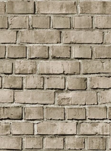 Rebel Walls R18512 Pops Bricks Sand - tapeta imitująca ceglaną ścianę