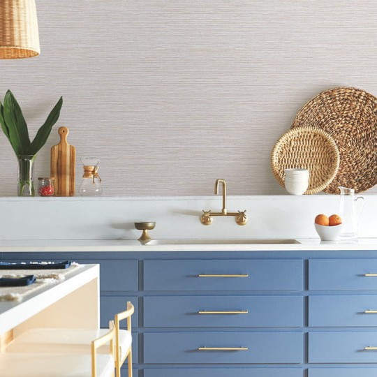 York ND3032N Natural Digest Grass Roots High Performance Oyster - tapeta strukturalna w poziome paski