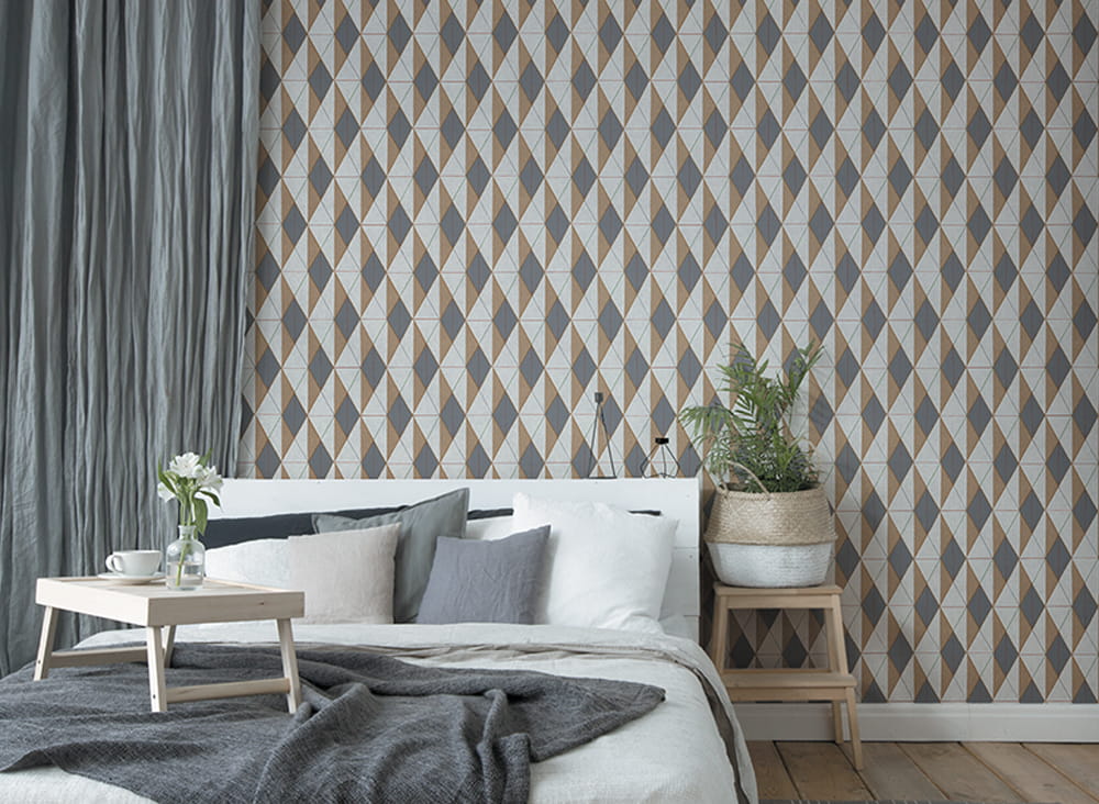 Sirpi 25402 Altagamma Tisse Arlequine - tapeta w romby