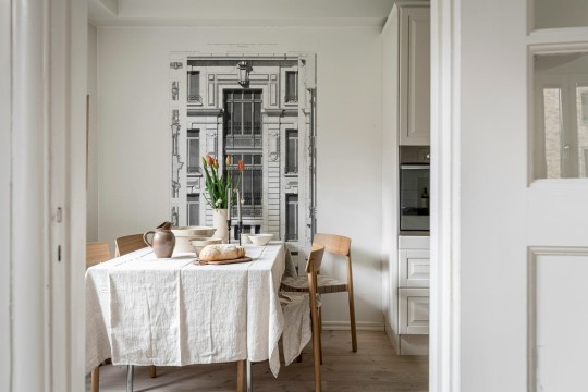 Rebel Walls R12752 Frontage Hotel Hachette - mural w paryską kamienicę