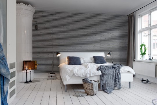 Rebel Walls R11011 Panorama Wooden Slats - mural imitujący drewniane panele