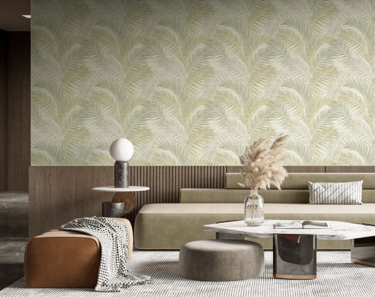 Cristiana Masi 33311 Tradizioni Felce - tapeta w liście w stylu art deco